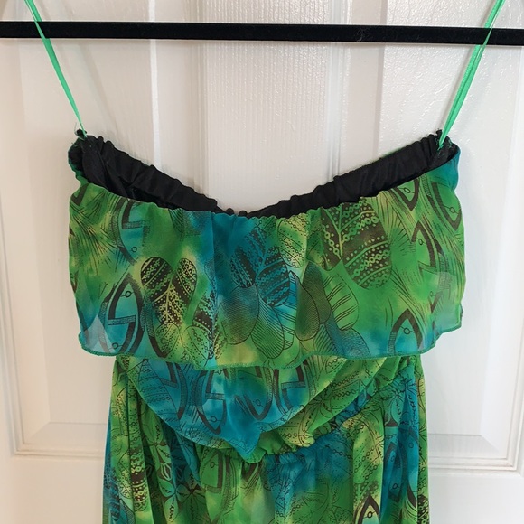 Strapless Summer Hi-low Dress - Picture 4 of 9